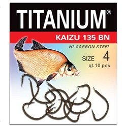 Haczyk Titanium KAIZU (10 szt.), rozm. 4 Robinson 02-P-135BN-04