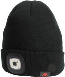 CZAPKA ZIMOWA - LED - BEANIE - CZARNY - op.1szt. MIKADO UM-UC012