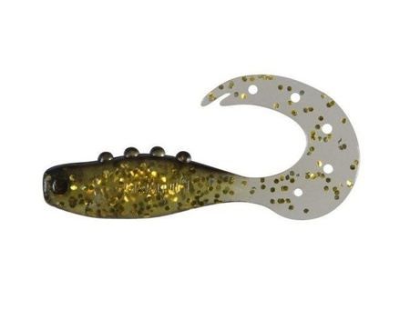 Ripper HITMAN - GOLDEN STARDUST 2"/5cm 5 szt. BROWN/BLACK gold glitter DRAGON CHE-HI20S-38-102