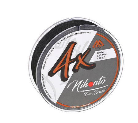 PLECIONKA NIHONTO FINE BRAID 016 BLACK 300M
