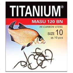 Haczyk Titanium MASU (10 szt.), rozm. 10 Robinson 02-P-120BN-10