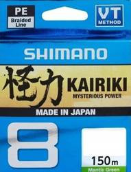 Plecionka Kairiki 8 0,160mm 150m 10,3kg Mantis Green Shimano (59WPLA58R03)