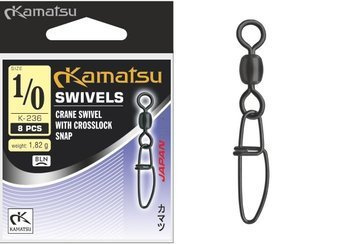 KRĘTLIK Z AGRAFKĄ K236 ROZMIAR 1/0 KAMATSU 562360100