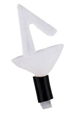 KLIPS - ZACZEP BIAŁY Z TARCZĄ - BIAŁY FLUO - op.3szt. MIKADO AM-SUR-ZK01-W