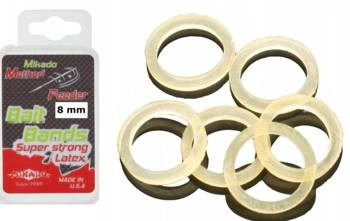 GUMKI DO PELLETU - NATURAL 8mm (EXTRA HEAVY) - op.50szt MIKADO AMF11-EHN-8