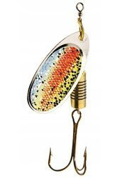 BŁYSTKA OBROTOWA ROZMIAR 2 - 4 GRAM SPINNER EFFZETT NATURE 3D RAINBOW TROUT DAM 5130104