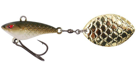WOBLER Z OBROTOWYM WIRUJĄCYM OGONKIEM PRZYNĘTA - M-TAIL 6g/DIRTY OLIVE - op.1szt. MIKADO PMMT-6-DO