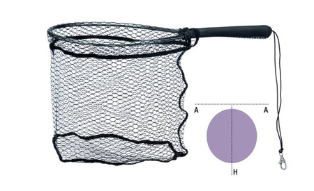 PODBIERAK NA PSTRĄGI  SOFT MESH 45cm JAXON PL-TRU45