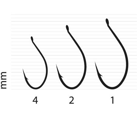 HACZYKI DO DROP SHOT SHAD TAIL 1 KOLOR CZARNY OP.10SZT KAMATSU 511300301