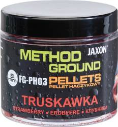 PELLETS HACZYKOWY JAXON METHOD GROUND 8MM TRUSKAWKA 100G FG-PH03