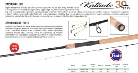 KATSUDO LIGHT FEEDER 360 c.w. up to 90g MIKADO WAA674-360