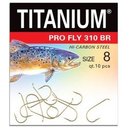 Haczyk Titanium PRO FLY (10 szt.), rozm. 8 Robinson 02-P-310BR-08