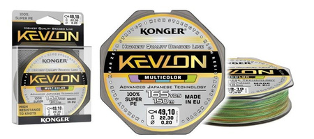 PLECIONKA KEVLON MULTICOLOR X4 0,18/150 KONGER 250155018