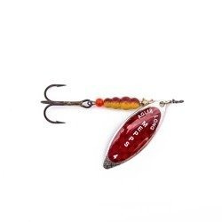 Błystka Mepps AGLIA LONG REDBO srebrna nr 4