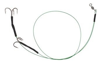 PRZYPON STALOWY-SYSTEM 2 KOTWICE 40cm / 10 kg - op.2 szt (BROWN) MIKADO ZG11-025