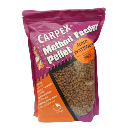 Carpex Method Feeder Pellet - Wątroba, śr. 4mm, 0,75kg Carpex 64-MT-040-LIV