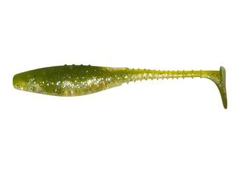 Ripper  Belly Fish PRO 3.5"/8,5cm 3szt./bag CLEAR/OLIVE gold/silver glitter     DRAGON CHE-BF35D-20-209