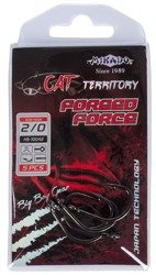 HACZYK CAT TERRITORY FORGED FORCE Nr. 2/0 BN - torebka 5szt MIKADO HS10042-2/0-BN