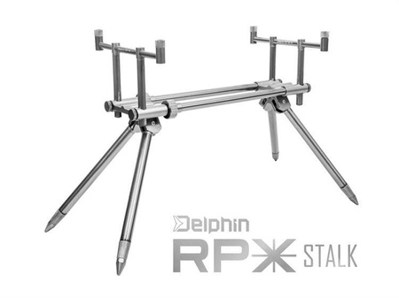 STANOWISKO KARPIOWE RODPOD Delphin RPX Stalk Silver Buzzbar na 2 wędki Delphin (101001624)