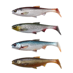 3D RIVER ROACH 14CM 28G CLEAR WATER MIX 4PCS Savage Gear (74307)