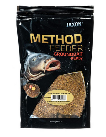 (R) ZANĘTA JAXON METHOD FEEDER READY 750G FERMENTOWANA KUKURYDZA 1SZT JAXON FM-ZR23