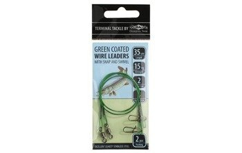 PRZYPON STALOWY FS-MIKADO 35cm / 10kg - ZIELONY - op.2szt. MIKADO ZGMDL35CM10-G