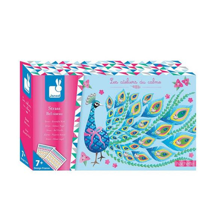 Zestaw artystyczny Czarodziejskie cyrkonie Piękne ptaki 7+, Janod