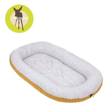 Lassig Kokon niemowlęcy dwustronny Cozy Home Baby Nest musztardowy