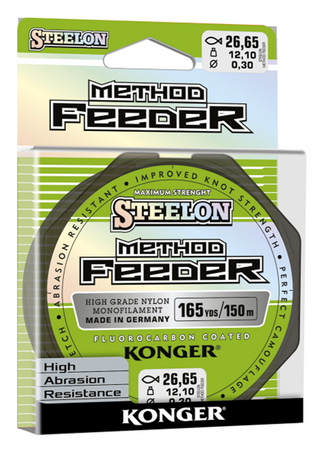 ŻYŁKA STEELON METHOD FEEDER FC 30/150m KONGER 257150030