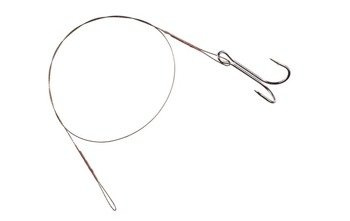 PRZYPON STALOWY Z PODW. KOTWICĄ 35cm / 10 kg - op.2 szt (BROWN) MIKADO ZG11-030