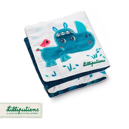 LILLIPUTIENS Miękka rozkładana książeczka-harmonijka Dżungla 9 m+