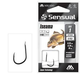 PRZYPONY WIĄZANE - SENSUAL - ISEAMA nr 4 BN / żyłka: 0.22mm/70cm - op.8szt. MIKADO HP10009-4B-022