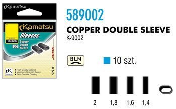 TULEJKA, RURKA ZACISKOWA OWALNA 1,4mm OP.10SZT K9002 KAMATSU 589002014