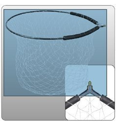KOSZ ŻYŁKOWY Z PŁYWAKAMI DO PODBIERAKA NR.3 KONGER 700990003