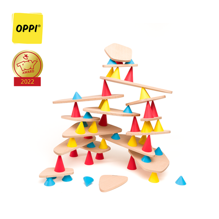 OPPI Kreatywny zestaw konstrukcyjny duży Piks Big 64 elementy 3+