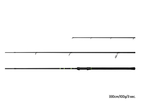 Delphin FEEDERA + 2 szczytówki 330cm/100g/3 składy Delphin (101004646)
