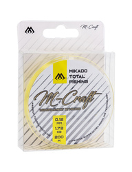 ŻYŁKA - M-Craft - 0.14mm/2.15kg/200m - FLUO YELLOW - op.1szp. MIKADO ZMCFY-200-014