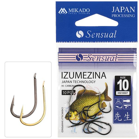 HACZYKI KARPIOWE SENSUAL - IZUMEZINA Nr 8 G - torebka 10szt. MIKADO HS10007-8G