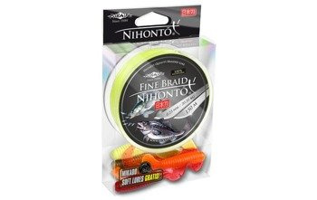 PLECIONKA NIHONTO FINE BRAID  025 FLUO 150M + GRATIS MIKADO Z19F-025