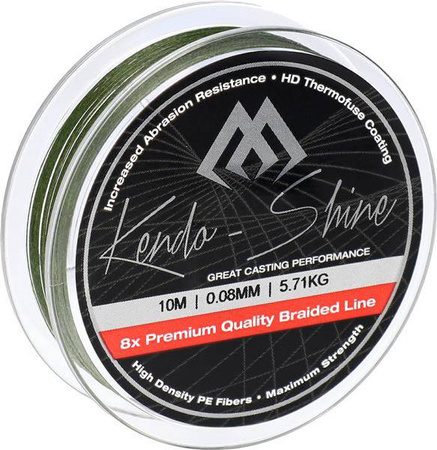PLECIONKA KENDO SHINE GREEN 0.23mm\21.75kg\10m - op. 1szp. MIKADO ZKS00G-10-023