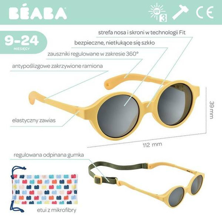 Beaba Okulary przeciwsłoneczne dla dzieci 9-24 miesięcy Pollen