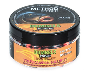 DUMBELS DUO COLOR POP-UP METHOD FEEDER 8/10MM TRUSKAWKA/HALIBUT 30G JAXON FM-DPD07