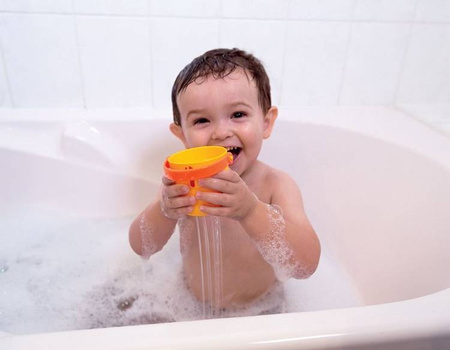 Zestaw wiaderek do kąpieli Zwierzątka 5 elementów 10 m+, Janod