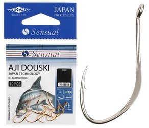 HACZYK SENSUAL - AJI DOUSKI W/RING Nr  8 N - torebka 10szt. MIKADO HS10092-8N