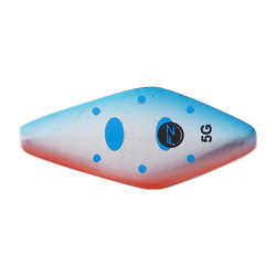 PRO TROUT INLINE SPOON 4.9CM 6.5G SINKING BLUE/RED SMOLT Effzett (66249)