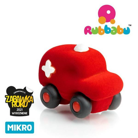 Rubbabu Zestaw 8 sensorycznych mikro - pojazdów (opakowanie zbiorcze 8 szt.)
