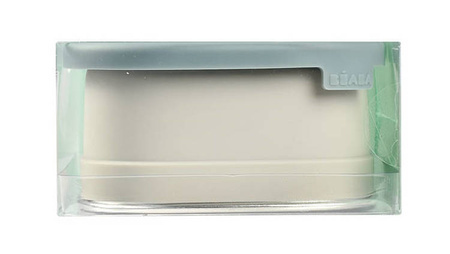 Beaba Lunchbox ze stali nierdzewnej konfigurowalny z silikonową pokrywką i osłoną Baltic Blue