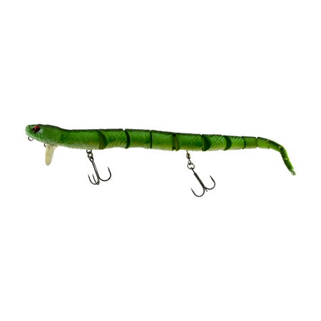 3D SNAKE 30CM 57G FLOATING GREEN SNAKE Savage Gear (63512)