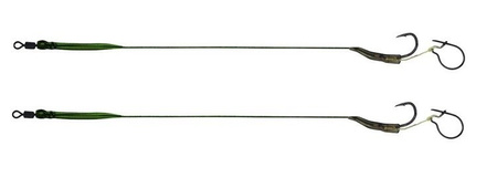 PRZYPON KARPIOWY 04 "MAGGOT RIG" 20 cm / 15 lbs - hak nr 6 - op.2szt MIKADO AMC-P04-6
