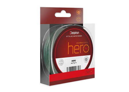 PLECIONKA HERO zielony 0,12mm 8,2kg 1000m Delphin (500793695)